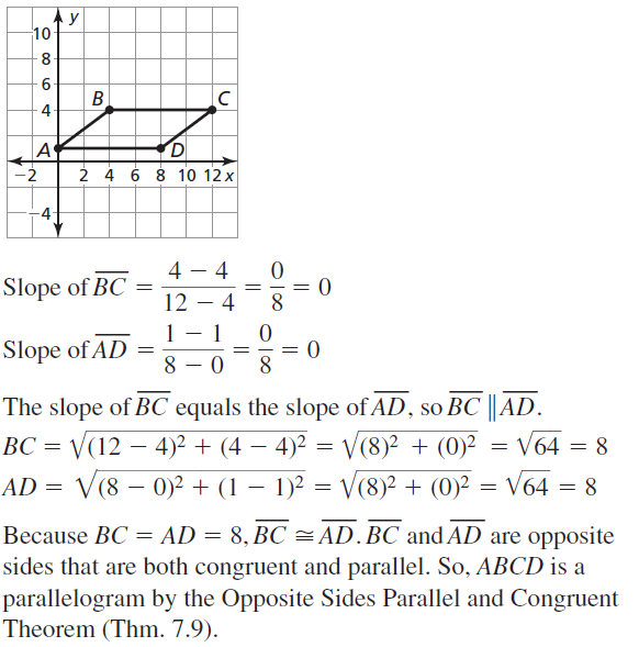 Big Ideas Math Geometry Answer Key Chapter 7 Quadrilaterals and Other Polygons 7.3 a 17