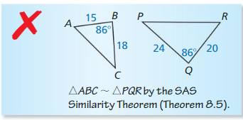 Big Ideas Math Geometry Answer Key Chapter 8 Similarity 98