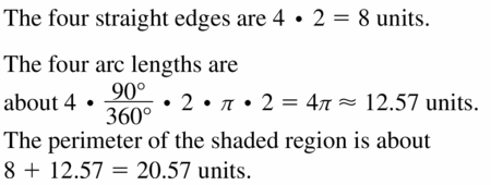 Big Ideas Math Geometry Answers Chapter 11 Circumference, Area, and Volume 11.1 Ques 17