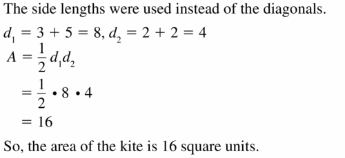 Big Ideas Math Geometry Answers Chapter 11 Circumference, Area, and Volume 11.3 Ques 25