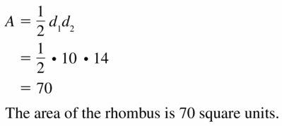 Big Ideas Math Geometry Answers Chapter 11 Circumference, Area, and Volume 11.3 Ques 5