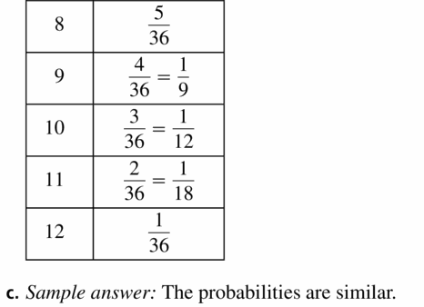 Big Ideas Math Geometry Answers Chapter 12 Probability 12.1 Qu 23.2