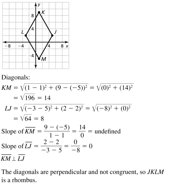 Big Ideas Math Geometry Answers Chapter 7 Quadrilaterals and Other Polygons 7.4 a 59