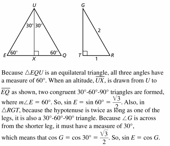 Big Ideas Math Geometry Answers Chapter 9 Right Triangles and Trigonometry 9.5 Ans 33