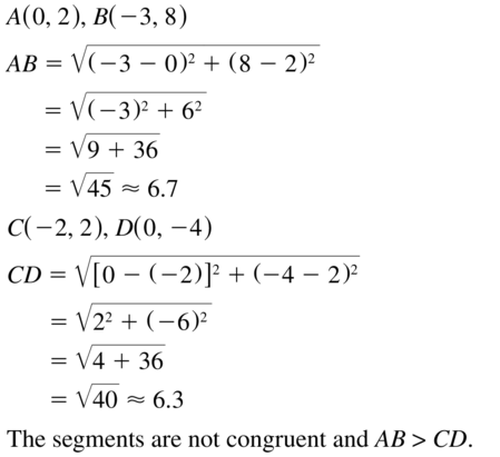 Big Ideas Math Geometry Solutions Chapter 1 Basics of Geometry 1.3 a 33