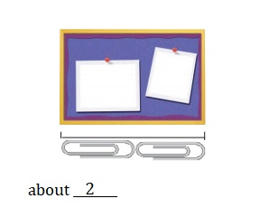 Go-Math-Grade-1-Chapter-9-Answer-Key-Measurement-Lesson-9.4-Make-a-Nonstandard-Measuring-Tool-Share-Show-Question-1