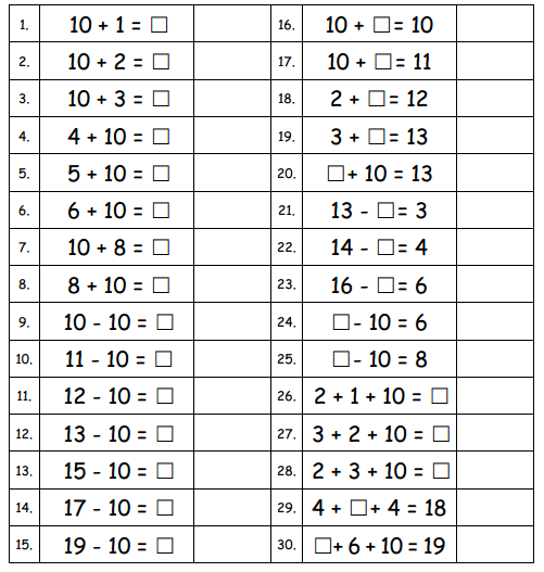 Engage NY Math 1st Grade Module 4 Lesson 5 Sprint Answer Key 2