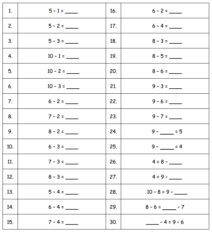 Engage NY Math 1st Grade Module 6 Lesson 3 Sprint Answer Key 6