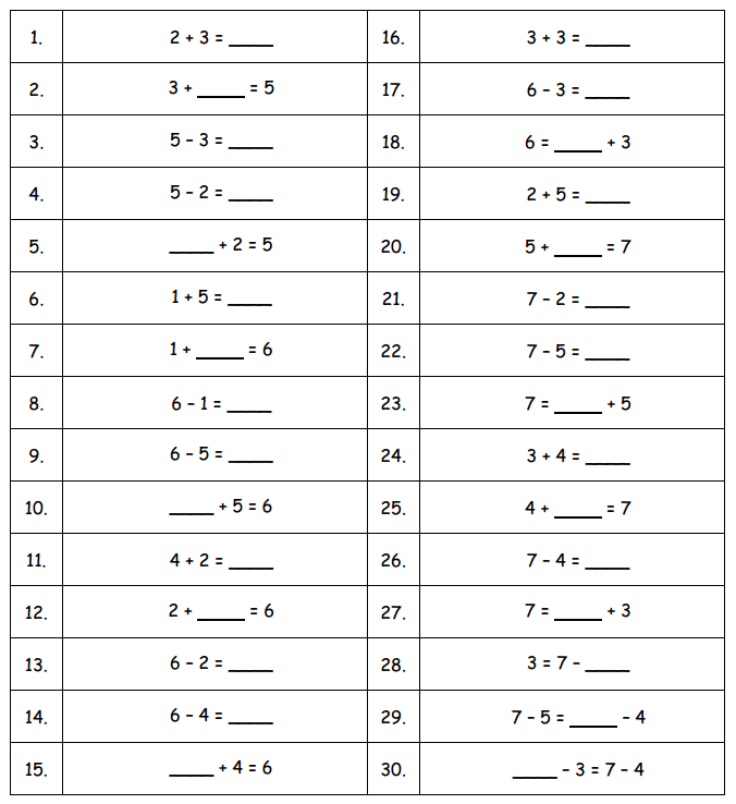 Engage NY Math 1st Grade Module 6 Lesson 3 Sprint Answer Key 7