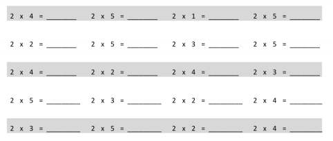 EngageNY Math Grade 3 Module 1 Lesson 9 Pattern Sheet Answer Key 2