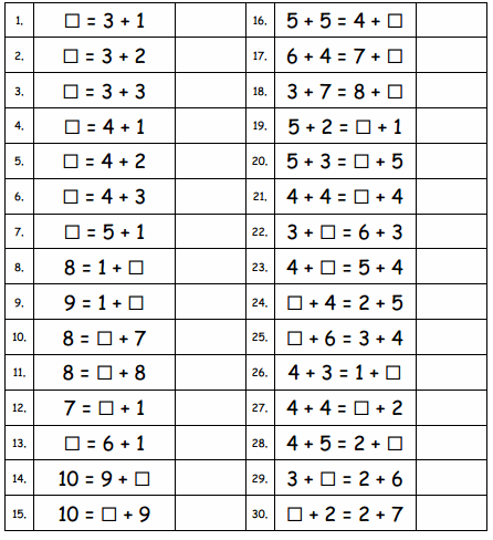 Eureka Math Grade 1 Module 2 Lesson 25 Sprint Answer Key 2