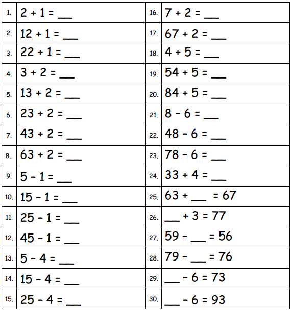 Eureka Math Grade 2 Module 1 Lesson 3 Sprint Answer Key 2