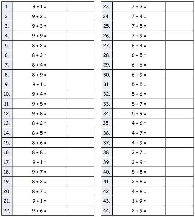 Eureka Math Grade 2 Module 3 Lesson 16 Sprint Answer Key 1
