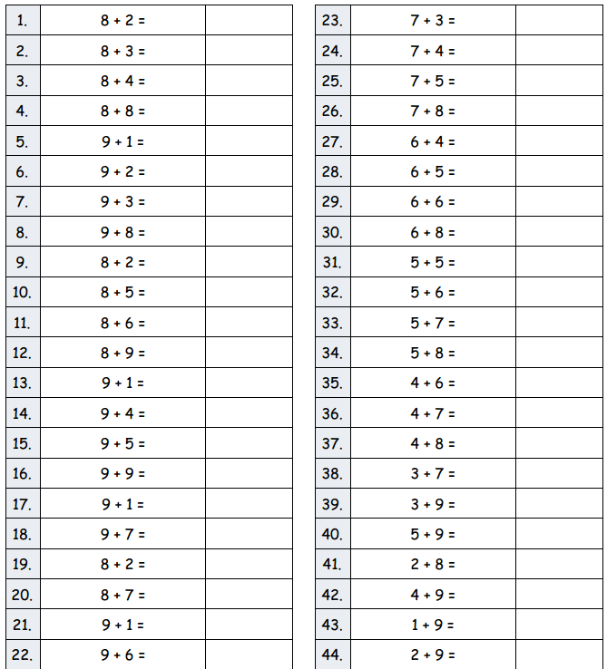 Eureka Math Grade 2 Module 3 Lesson 16 Sprint Answer Key 2