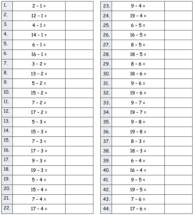 Eureka Math Grade 2 Module 3 Lesson 19 Sprint Answer Key 2