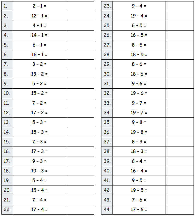 Eureka Math Grade 2 Module 3 Lesson 20 Sprint Answer Key 2