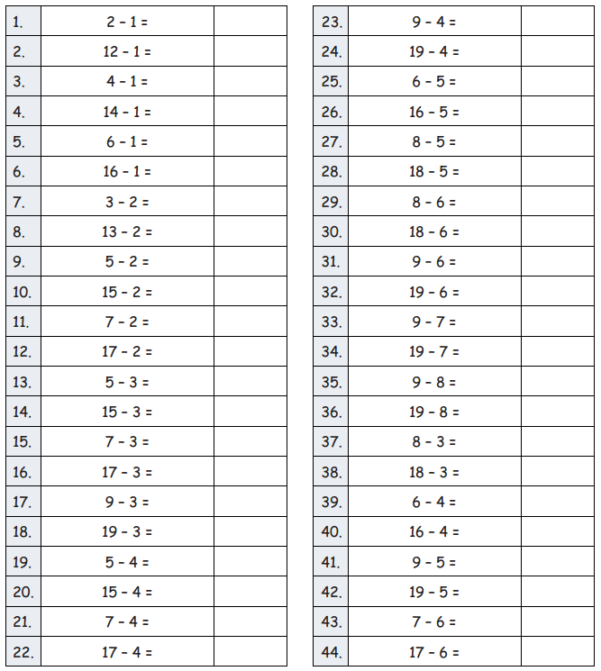 Eureka Math Grade 2 Module 3 Lesson 3 Sprint Answer Key 2