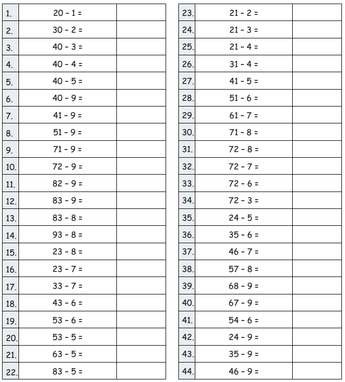 Eureka Math Grade 2 Module 4 Lesson 30 Sprint Answer Key 2