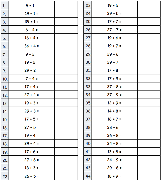 Eureka Math Grade 2 Module 5 Lesson 10 Sprint Answer Key 2