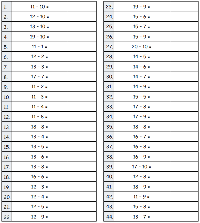 Eureka Math Grade 2 Module 5 Lesson 16 Sprint Answer Key 1