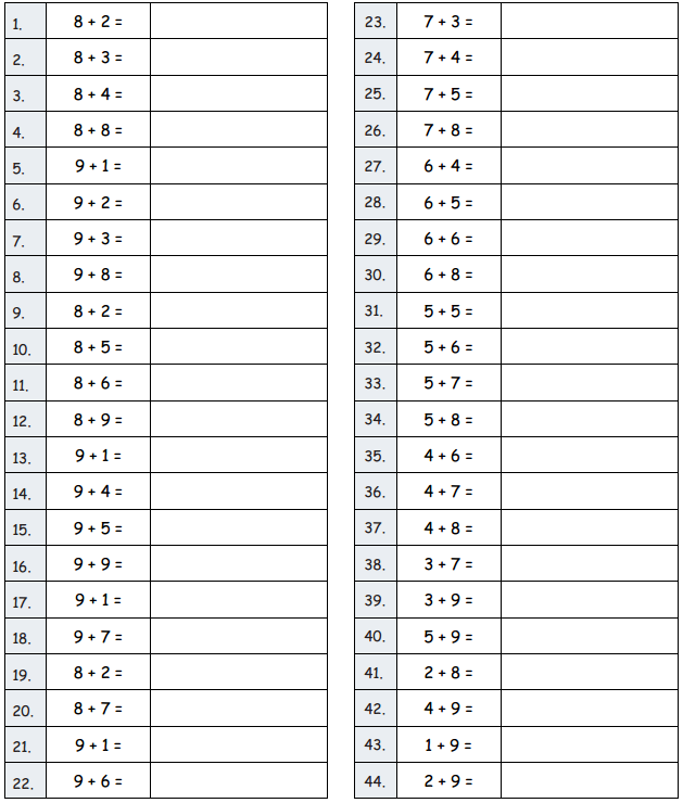 Eureka Math Grade 2 Module 6 Lesson 10 Sprint Answer Key 2