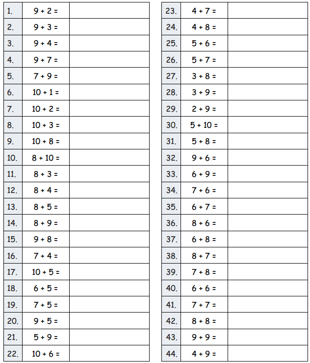 Eureka Math Grade 2 Module 6 Lesson 19 Sprint Answer Key 1