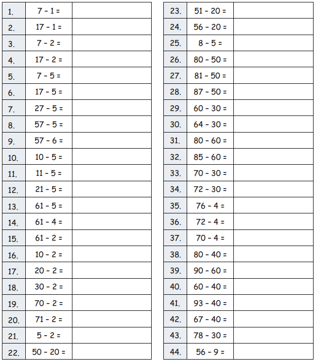 Eureka Math Grade 2 Module 7 Lesson 20 Sprint Answer Key 2