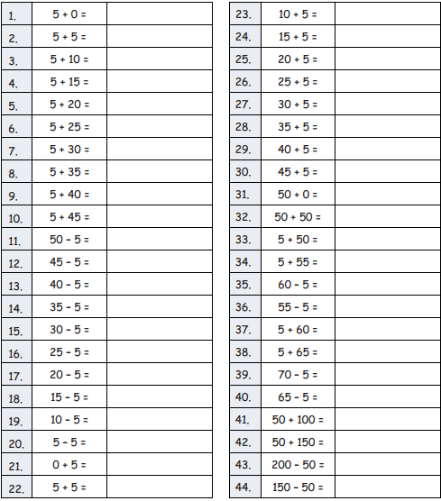 Eureka Math Grade 2 Module 7 Lesson 3 Sprint Answer Key 2