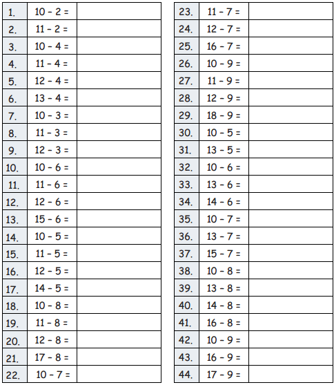 Eureka Math Grade 2 Module 7 Lesson 7 Sprint Answer Key 2