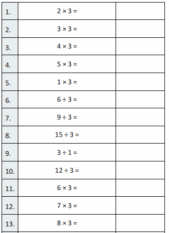 Eureka Math Grade 3 Module 1 Lesson 14 Sprint Answer Key 1
