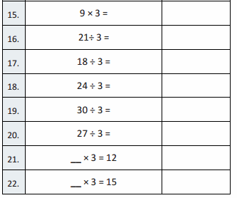 Eureka Math Grade 3 Module 1 Lesson 14 Sprint Answer Key 22