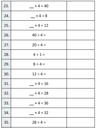 Eureka Math Grade 3 Module 1 Lesson 17 Sprint Answer Key 3