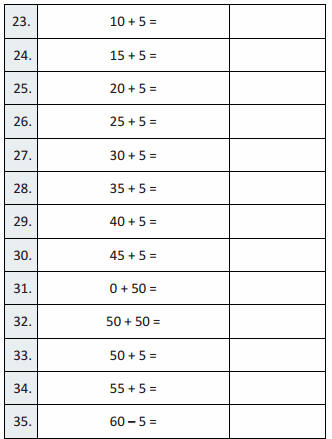 Eureka Math Grade 3 Module 1 Lesson 18 Sprint Answer Key 23