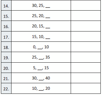 Eureka Math Grade 3 Module 1 Lesson 20 Sprint Answer Key 22
