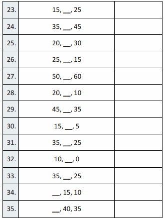 Eureka Math Grade 3 Module 1 Lesson 20 Sprint Answer Key 27