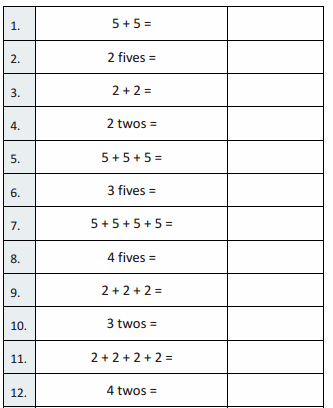 Eureka Math Grade 3 Module 1 Lesson 3 Sprint Answer Key 5