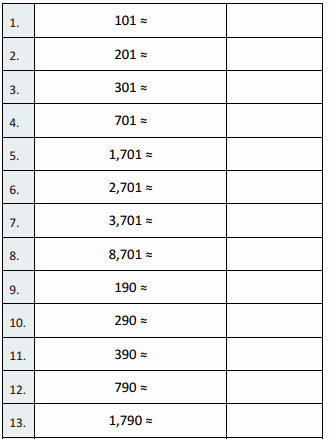 Eureka Math Grade 3 Module 2 Lesson 20Sprint Answer Key 25