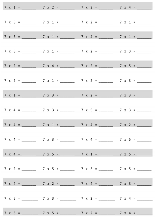 Eureka Math Grade 3 Module 3 Lesson 7 Pattern Sheet Answer Key 1