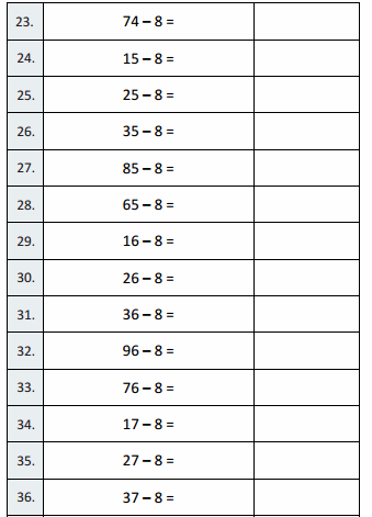 Eureka Math Grade 3 Module 5 Lesson 28 Sprint Answer Key 33