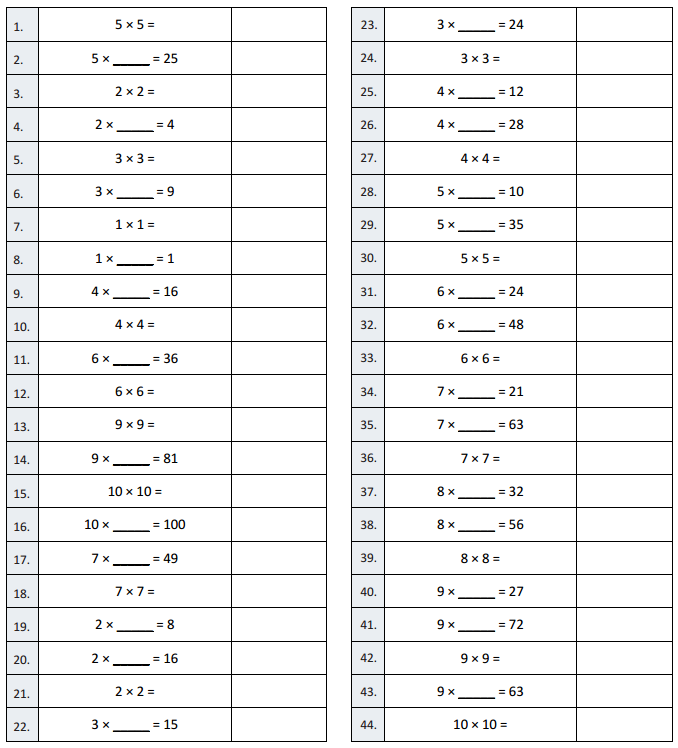 Eureka Math Grade 4 Module 3 Lesson 3 Sprint Answer Key 2