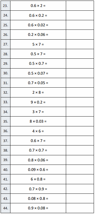 Eureka Math Grade 5 Module 4 Lesson 21 Sprint Answer Key 2