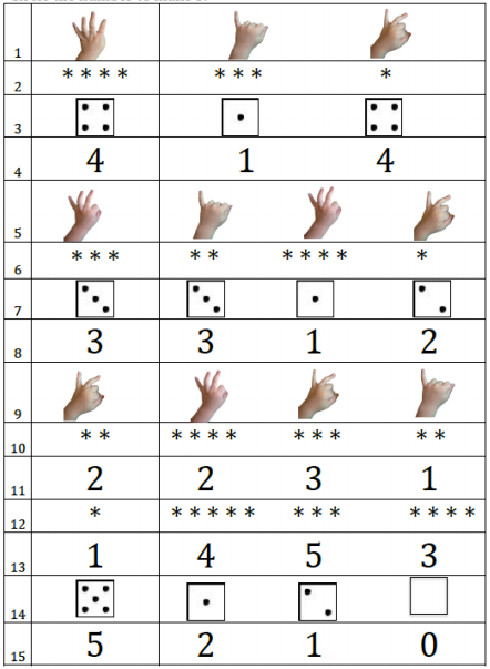 Eureka Math Kindergarten Module 4 Lesson 18 Sprint Answer Key 1