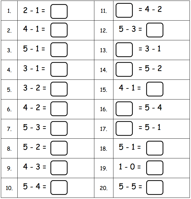 Eureka Math Kindergarten Module 6 Lesson 2 Core Fluency Sprint B Answer Key 4