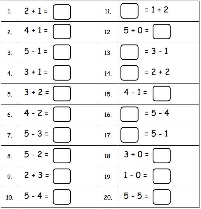 Eureka Math Kindergarten Module 6 Lesson 2 Core Fluency Sprint D Answer Key 6