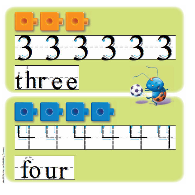 Go-Math-Grade-K-Chapter-1-Answer-Key-Represent-Count,-and-Write-Numbers-0-to-5-Lesson 1.4 Count and Write 3 and 4-Listen and Draw