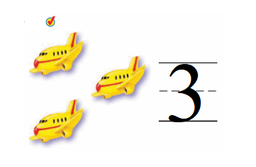 Go-Math-Grade-K-Chapter-1-Answer-Key-Represent-Count-and-Write-Numbers-0-to-5-Lesson 1.4 Count and Write 3 and 4-Share and Show-3