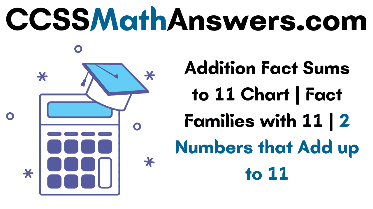 Addition Fact Sums to 11
