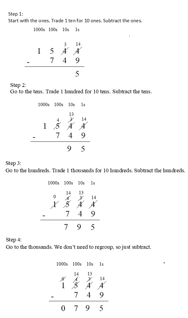 Everyday-Mathematics-4th-Grade-Answer-Key-Unit-1-Place-Value-Multidigit-Addition-and-Subtraction-Everyday-Math-Grade-4-Home-Link-1.9-Answer-Key-U.S.-Traditional-Subtraction-Question-5