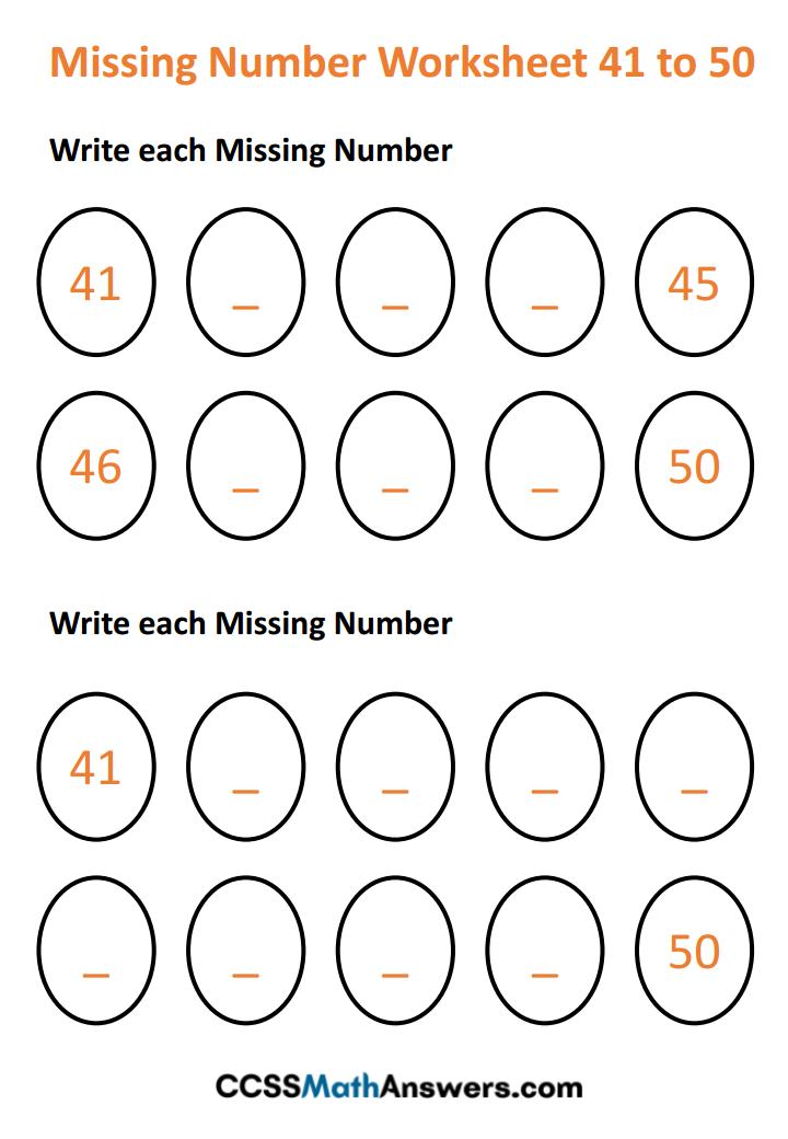 worksheet-on-missing-number-41-to-50-fill-in-the-missing-number-worksheets-ccss-answers