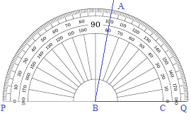 Construction of an angle using protractor img_4